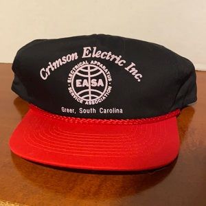 VTG crimson electric hat